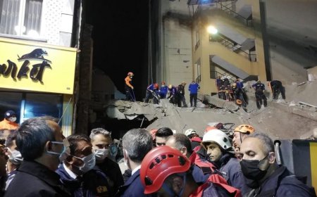 Türkiyədə çoxsaylı xəsarətlə nəticələnən bina uçqununa görə 4 nəfər saxlanılıb