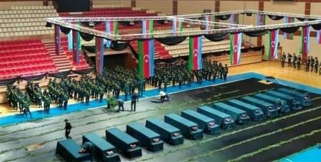 Hərbi qulluqçularla vida mərasimi keçirilir