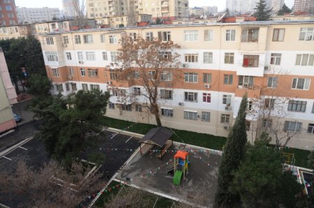 Nəsimi rayonunda daha bir abad həyət sakinlərin istifadəsinə verilib -FOTOLAR