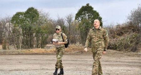 İlham Əliyev və Mehriban Əliyeva Hadrutda