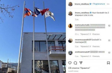 Xankəndidə bu bayraqlar kimin icazəsi ilə qaldırılıb? - Foto