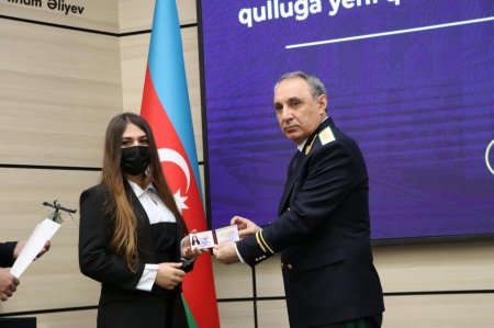 Baş Prokurorluqda gənc hüquqşünasların andiçmə mərasimi keçirilib - FOTOLAR