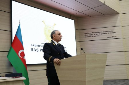 Baş Prokurorluqda gənc hüquqşünasların andiçmə mərasimi keçirilib - FOTOLAR