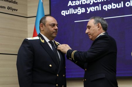 Baş Prokurorluqda gənc hüquqşünasların andiçmə mərasimi keçirilib - FOTOLAR