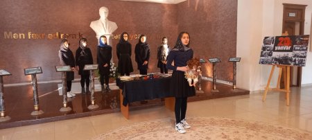 Şamaxı rayon Heydər Əliyev Mərkəzində "20 Yanvar-Qan Yaddaşımız" adlı silsilə tədbirlər keçirilib  -FOTOLAR