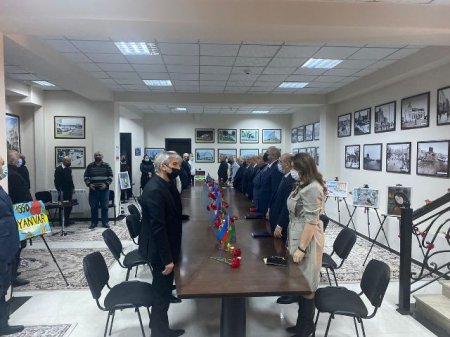 Nəsimi rayonunda 20 Yanvar facəsinin otuz ikinci ildönümünə həsr olunmuş tədbir keçirilib - FOTOLAR