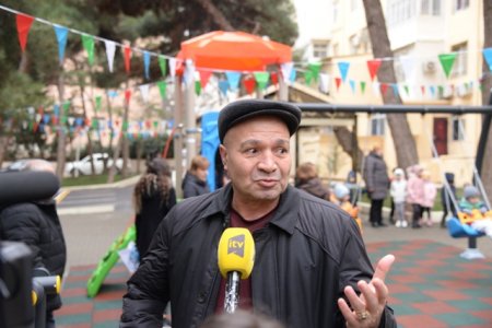 Nəsimi rayonunda növbəti abad həyət sakinlərin istifadəsinə verilib -FOTOLAR