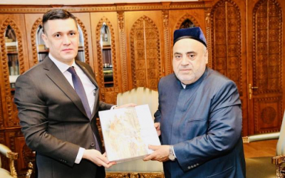 QMİ sədri Türkmənistan səfiri ilə görüşüb