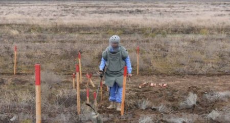 Azad edilən ərazilərdə daha 42 mina aşkarlanıb