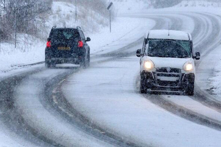 Azərbaycanda qar və çovğun səbəbindən BU YOL BAĞLANDI
