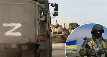 Ukrayna ordusu Rusiyanın “Z” simvollu hərbi kolonunu məhv etdi - Video