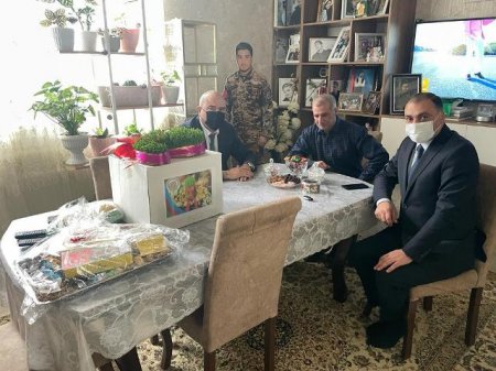 Nəsimi rayonunda Vətən müharibəsi Şəhid ailələri ziyarət olunub, bayram sovqatları çatdırılıb -FOTOLAR