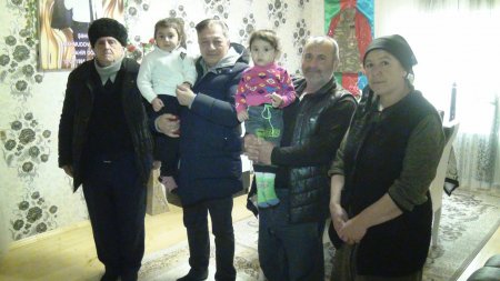 Millət vəkili  şəhid övladının ad günündə iştirak etdi – FOTOLAR