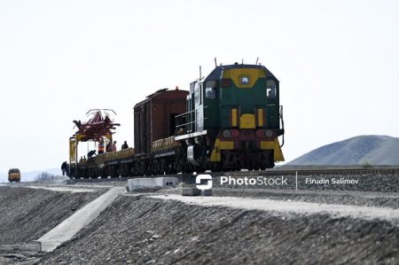 Horadiz-Ağbənd dəmir yolunun inşası: Rəqəmlər, nəzərdə tutulanlar - RƏSMİ + FOTO