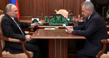 Şoyqu Putinə Mariupolun nəzarətə götürüldüyünü birbaşa məruzə etdi