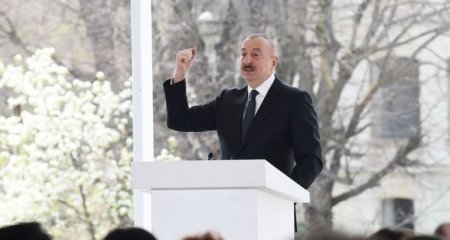 Prezident: “Bundan sonra Azərbaycan xalqı müzəffər xalq kimi yaşayacaq”