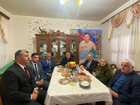 Ramazan bayramı ərəfəsində Nəsimi rayonunda Vətən müharibəsi Şəhid ailələri ziyarət olundu -FOTOLAR