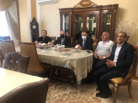 Ramazan bayramı ərəfəsində Nəsimi rayonunda Vətən müharibəsi Şəhid ailələri ziyarət olundu -FOTOLAR