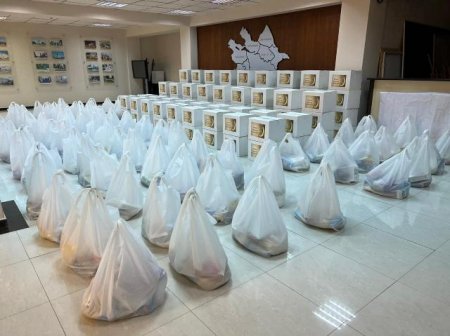 Ramazan bayramı ərəfəsində Nəsimi rayonunda Vətən müharibəsi Şəhid ailələri ziyarət olundu -FOTOLAR