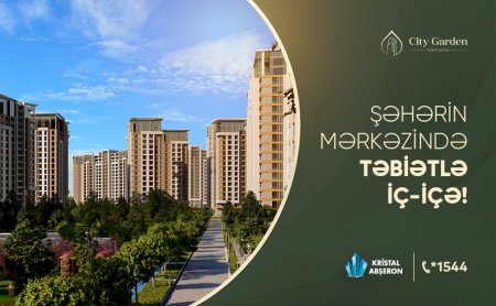 Yaşıllıqlar içində komfort bir addımlığınızda – City Garden Narimanov!