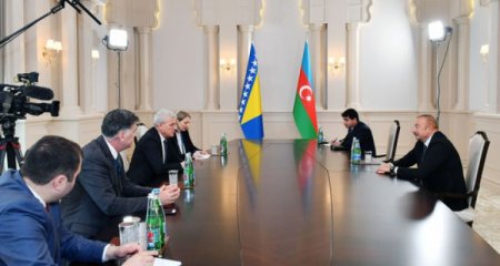 Prezident İlham Əliyev Şefik Caferoviçlə görüşüb