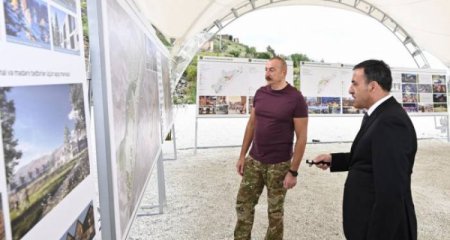 Prezidentə Kəlbəcərin Baş planı təqdim edilib, İşğal və Zəfər muzeyləri kompleksinin təməli qoyulub
