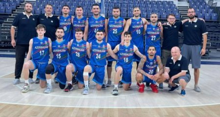 Basketbol üzrə Azərbaycan millisi Avropa çempionatına məğlubiyyətlə başlayıb