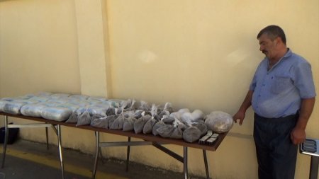 Birinci Qarabağ müharibəsi əlilindən 78 kiloqram narkotik maddə götürülüb - VİDEOSU YAYILDI