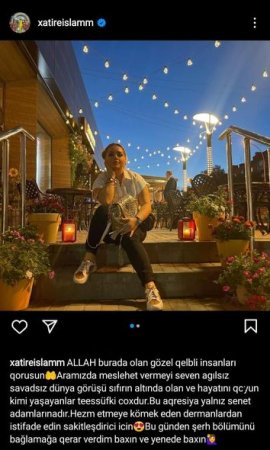 Xatirə izləyicilərini təhqir etdi: “Həyatını qoyun kimi yaşayanlar...” - FOTO