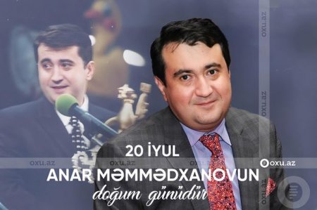 Gənc, şən və hazırcavab: Bu gün Anar Məmmədxanovun doğum günüdür