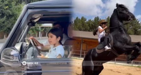 Kamil Zeynallının 10 yaşlı qızının maşın sürməsinə DİN-dən reaksiya - Yenilənib