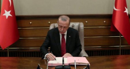 Ərdoğan Türkiyə ilə Azərbaycan arasında imzalanan sənədi təsdiqləyib