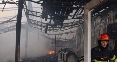 Yevlaxdakı hadisədə xəsarət alan yanğınsöndürən və polislərin son vəziyyətləri - Açıqlama