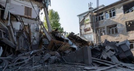 Ukraynanın Xerson vilayətində partlayış olub