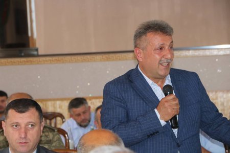 Masallıda qəhrəman şəhidlərimzin adına ehsanat verildi - Şəhid ailələri və qazilərlə görüş