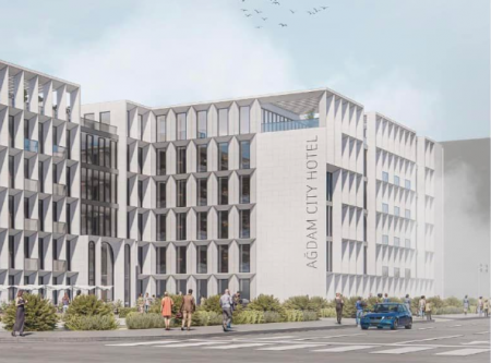 Prezident Ağdamda quruculuğun START DÜYMƏSİNİ BASDI