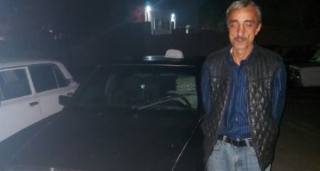 Narkotik istifadə edib, taksi sürən şəxs tutuldu