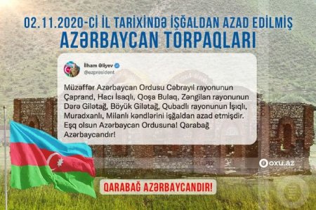 İki il öncə: Yeddi kənddə işğala son qoyuldu - SİYAHI