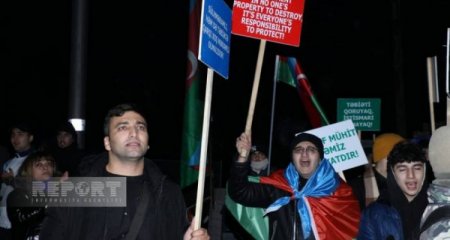 Xankəndi-Laçın yolunda keçirilən etiraz aksiyası doqquz gündür davam edir - Video