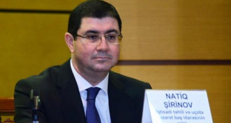 Natiq Şirinov Dövlət Gömrük Komitəsi sədrinin müavini təyin edilib