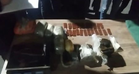 Biləsuvarda narkokuryerdən 13 kq-a yaxın narkotik götürüldü