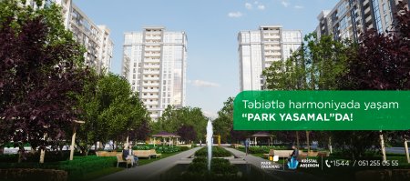 “Park Yasamal”dan göl mənzərəli mənzillər!