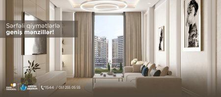 “Park Yasamal”dan göl mənzərəli mənzillər!