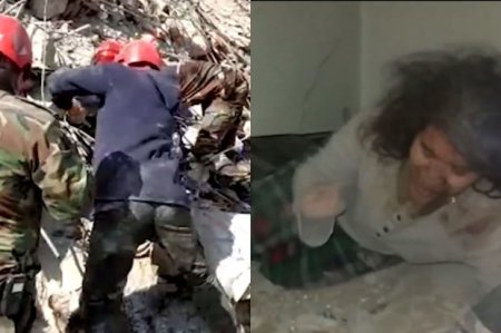 FHN-in xilasediciləri tərəfindən 45 nəfər dağıntılar altından sağ çıxarılıb - VİDEO