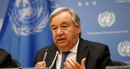 BMT baş katibi Bakıda keçirilən Zirvə görüşünün iştirakçılarına müraciət ünvanlayıb