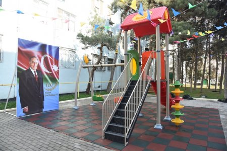 Nəsimi rayonunda növbəti “Abad həyət” sakinlərin istifadəsinə verilib