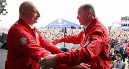 Ərdoğan: “İlham Əliyevlə birlikdə 1000 binanın bünövrəsini qoyduq”