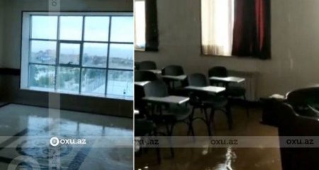 Naxçıvan Dövlət Universitetini su basdı