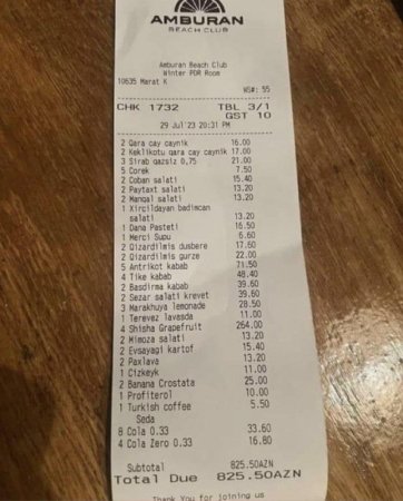 Su 21 manat, çörək 7 manat… – Məşhur istirahət mərkəzində şok qiymətlər