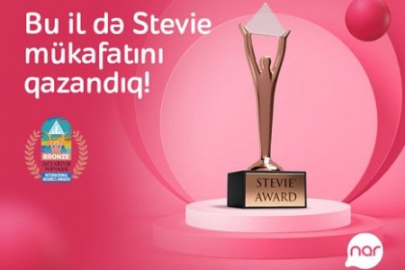 “Nar” “Stevie” mükafatına layiq görüldü